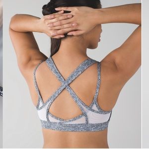 Lululemon Get Down Bra Size 4 Gray